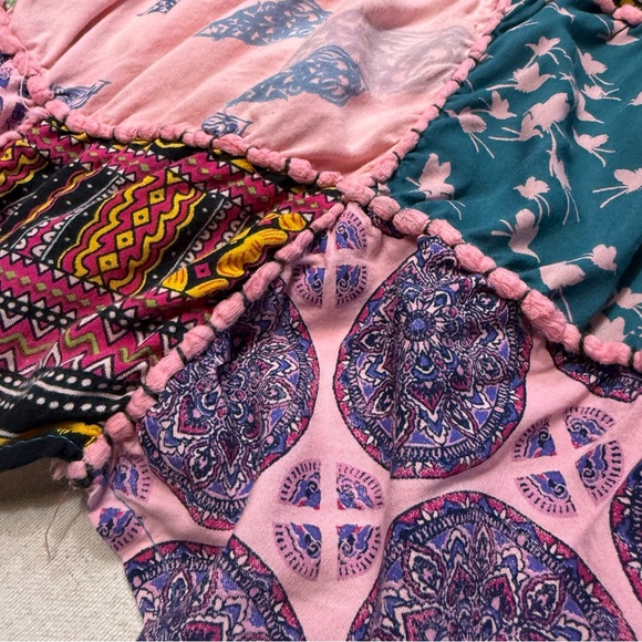 Patchwork Multicolor Skirt by Ana & Kate - Size Large - Picture 12 of 13